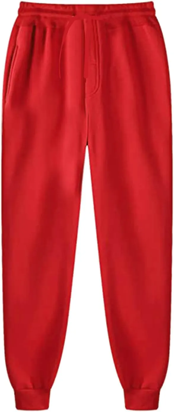 Cargo Work Pant Men Casual Pull On Pants Gym Sports Yoga Sweatpants Multiple Pockets Relaxed Fit Joggers