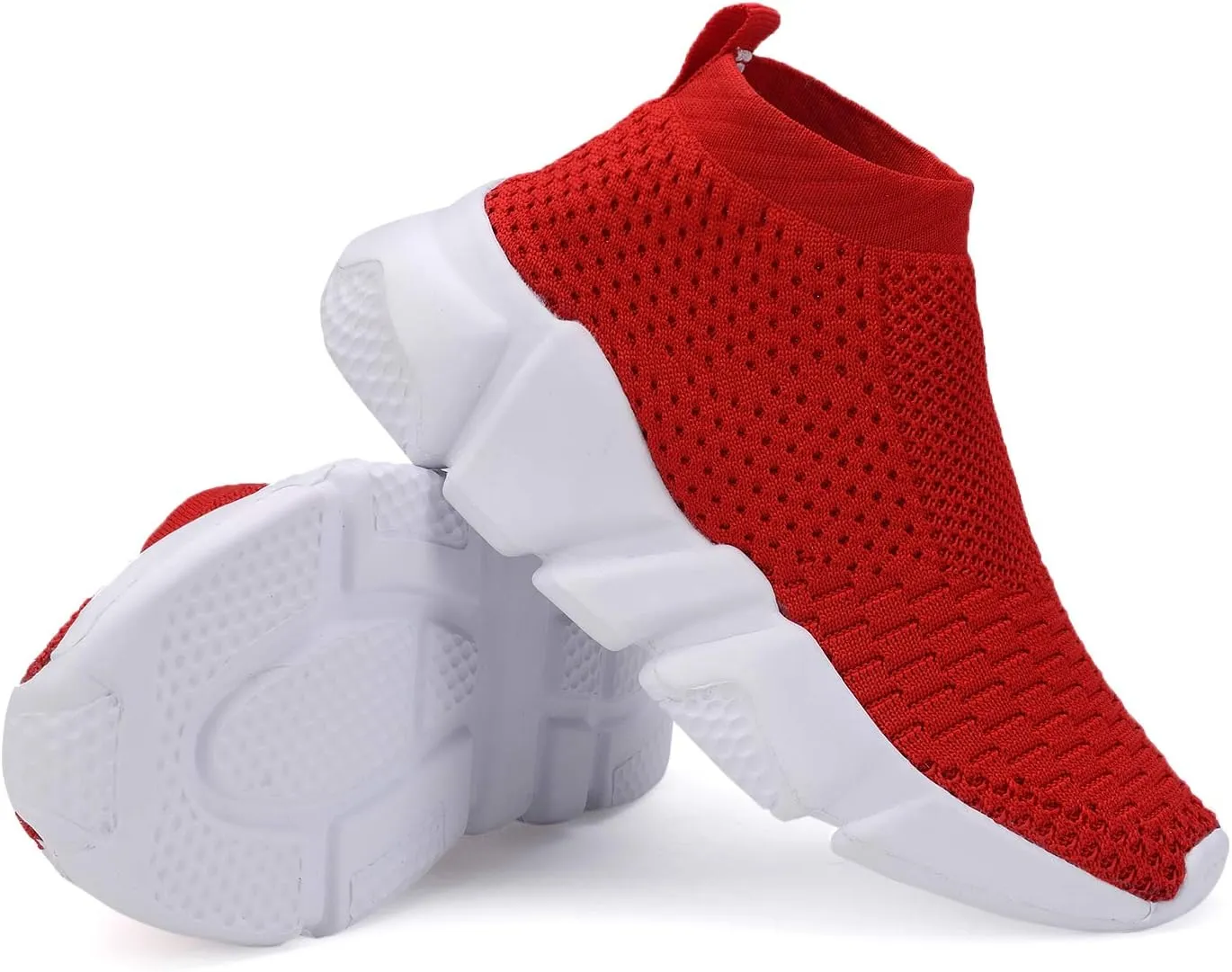Casbeam Boys and Girls Breathable Lightweight Fashion Casual Sports Walking Shoes Running Sneakers High Top (Toddler/Little Kid Bib Kid)