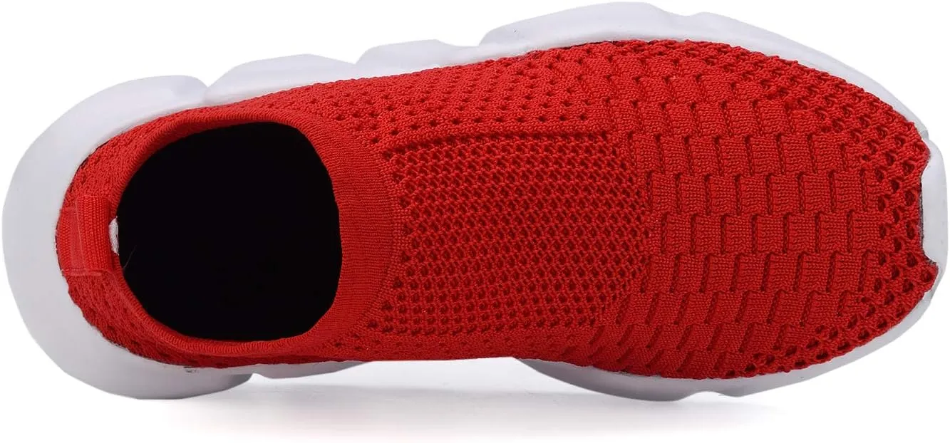 Casbeam Boys and Girls Breathable Lightweight Fashion Casual Sports Walking Shoes Running Sneakers High Top (Toddler/Little Kid Bib Kid)