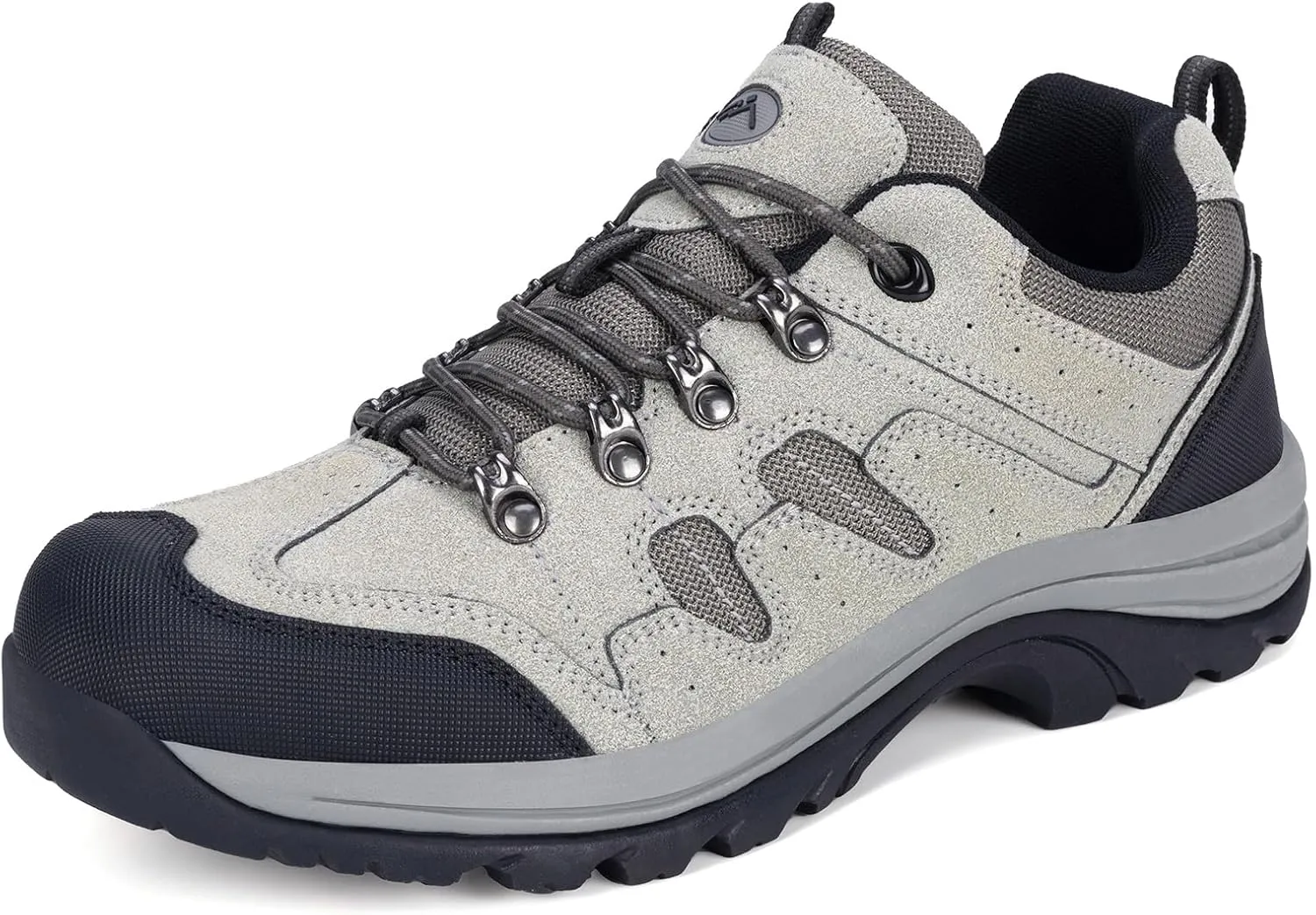 CC-Los Mens Waterproof Hiking Shoes Lightweight Breathable Walking Trekking Sneakers Size 7-13