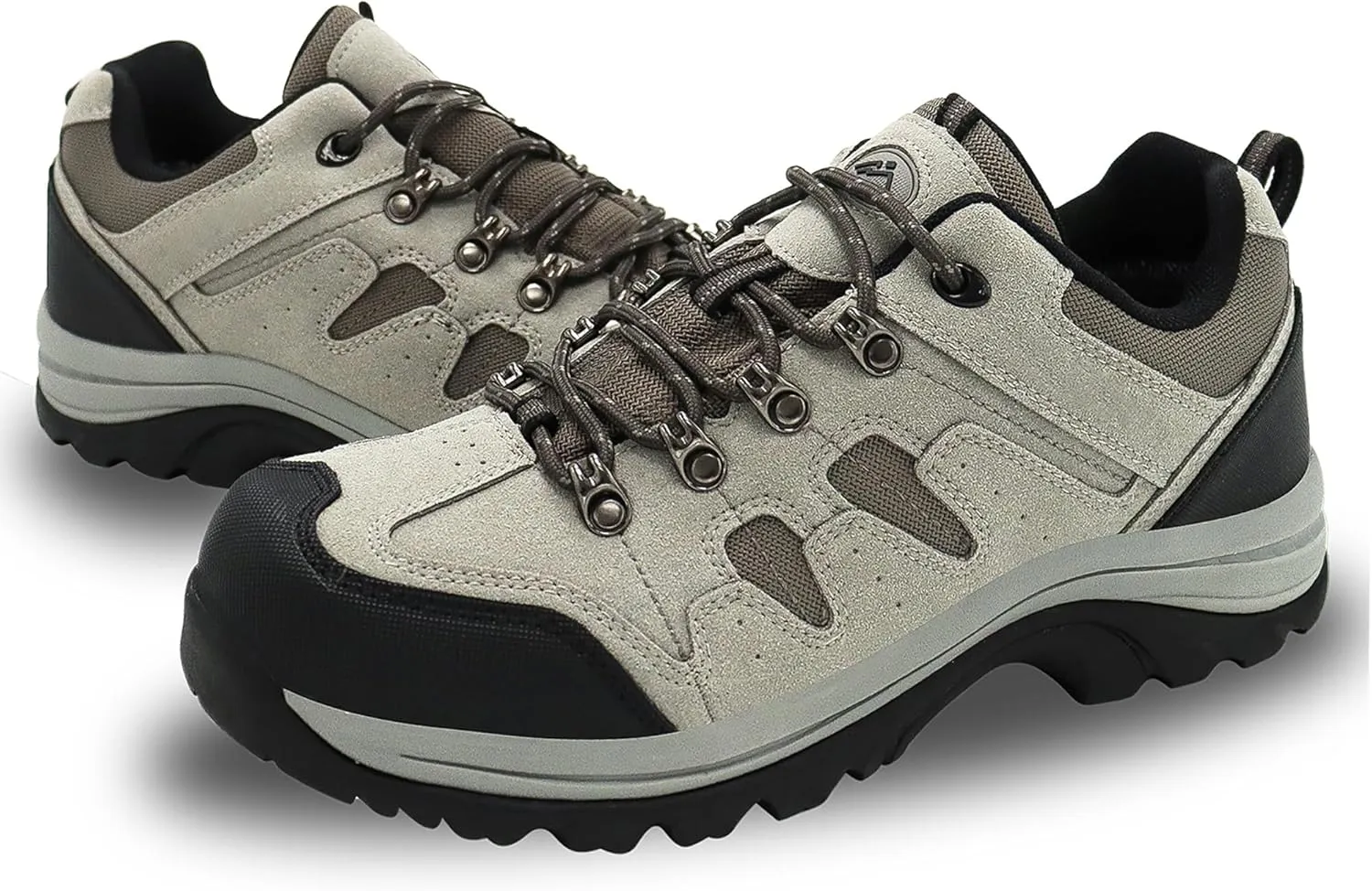 CC-Los Mens Waterproof Hiking Shoes Lightweight Breathable Walking Trekking Sneakers Size 7-13