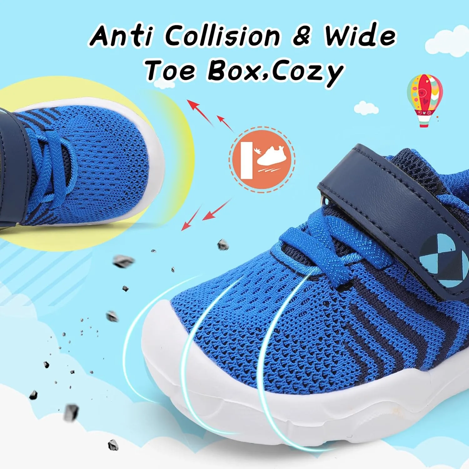 Centipede Demon Toddler Shoes Boys Girls Breathable Sneakers Kids Barefoot Shoes Lightweight Walking Running Shoes Outdoor Athletic Tennis Shoes