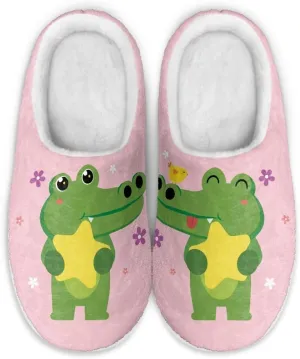 chaqlin Fuzzy House Slipper Womens Memory Foam Flat Heels Slippers for Causal Bedroom Walking with Flat Heels Causal Outdoor Indoor Shoes
