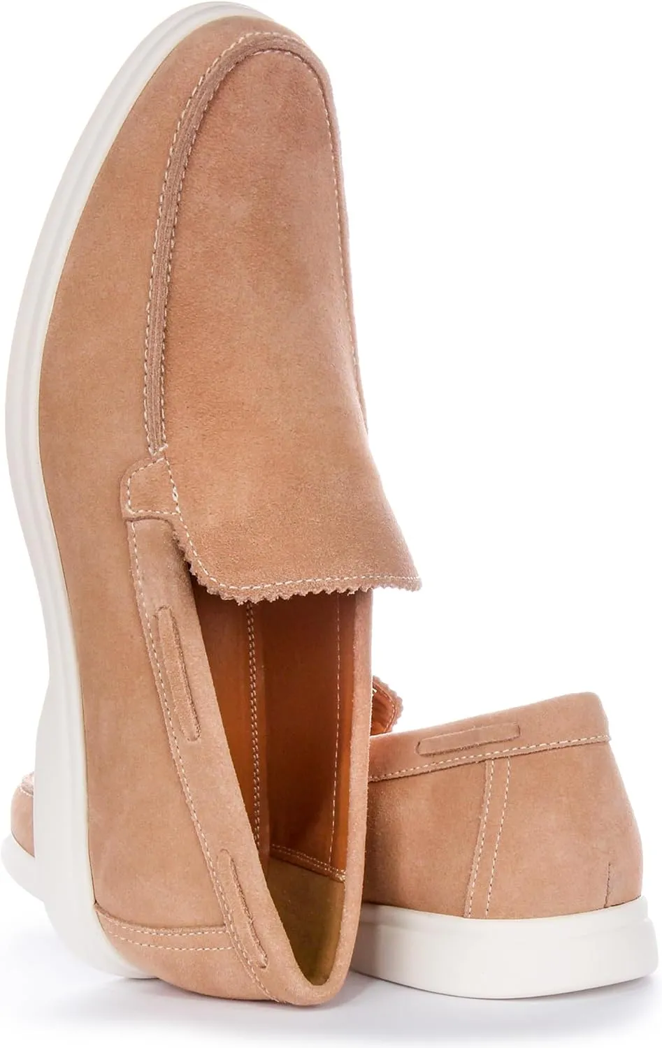 Charles Men's Suede Slip Smart Loafers, Soft Suede Leather, Casual & Smart-Casual Style
