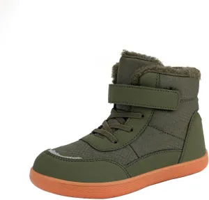 Childrens Lightweight Fuzzy Lined Booties Kids Girls Boys 𝐖aterproof Slip On Short Boots Winter Warm Outdoor Flat Shoes