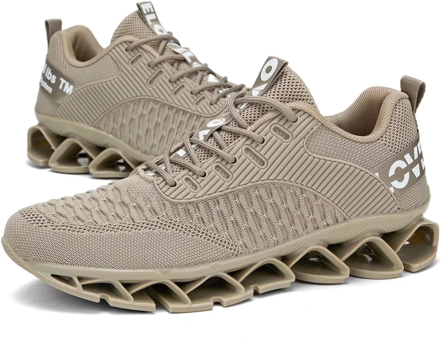 Chopben Men's Running Shoes Blade Non Slip Fashion Sneakers Breathable Mesh Soft Sole Casual Athletic Walking Shoes
