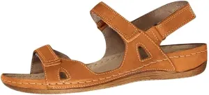 Classic Sandals for Women Fish Mouth Shoes Wide Width Open Toe Flats Low Wedge Heel Comfortable Shoes Adjustable Hook and Loop Strap Casual Platform Sandals Summer Walking Shoe for Beach Vacation
