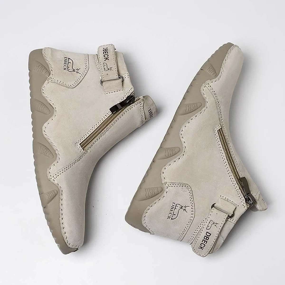 Climatelight Women's Waterproof Casual Fashion Ankle Booties for Commuting Walking Shoes Cozy Boots Slip-on Driving Running Shoes