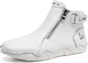 Climatelight Women's Waterproof Casual Fashion Ankle Booties for Commuting Walking Shoes Cozy Boots Slip-on Driving Running Shoes