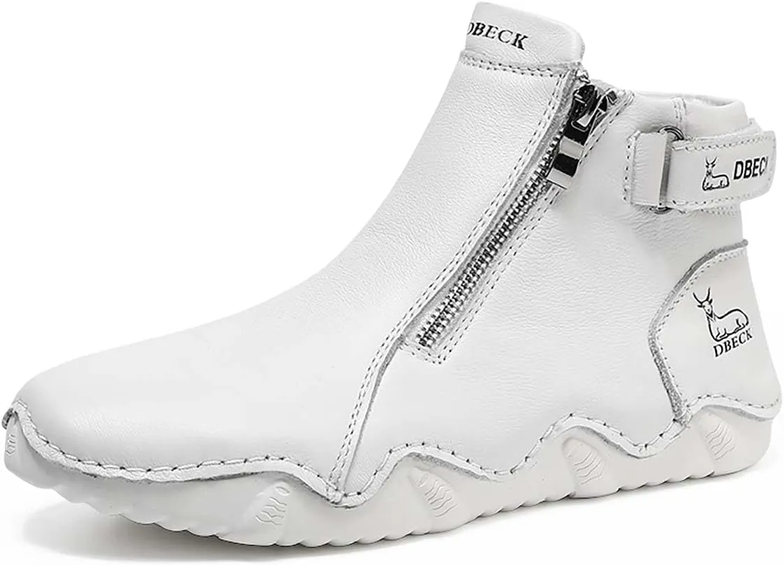 Climatelight Women's Waterproof Casual Fashion Ankle Booties for Commuting Walking Shoes Cozy Boots Slip-on Driving Running Shoes