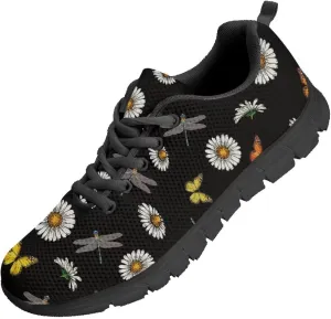 Coloranimal Road Running Sneakers for Unisex Women Men Lace-up Athletic Trainers Footwear
