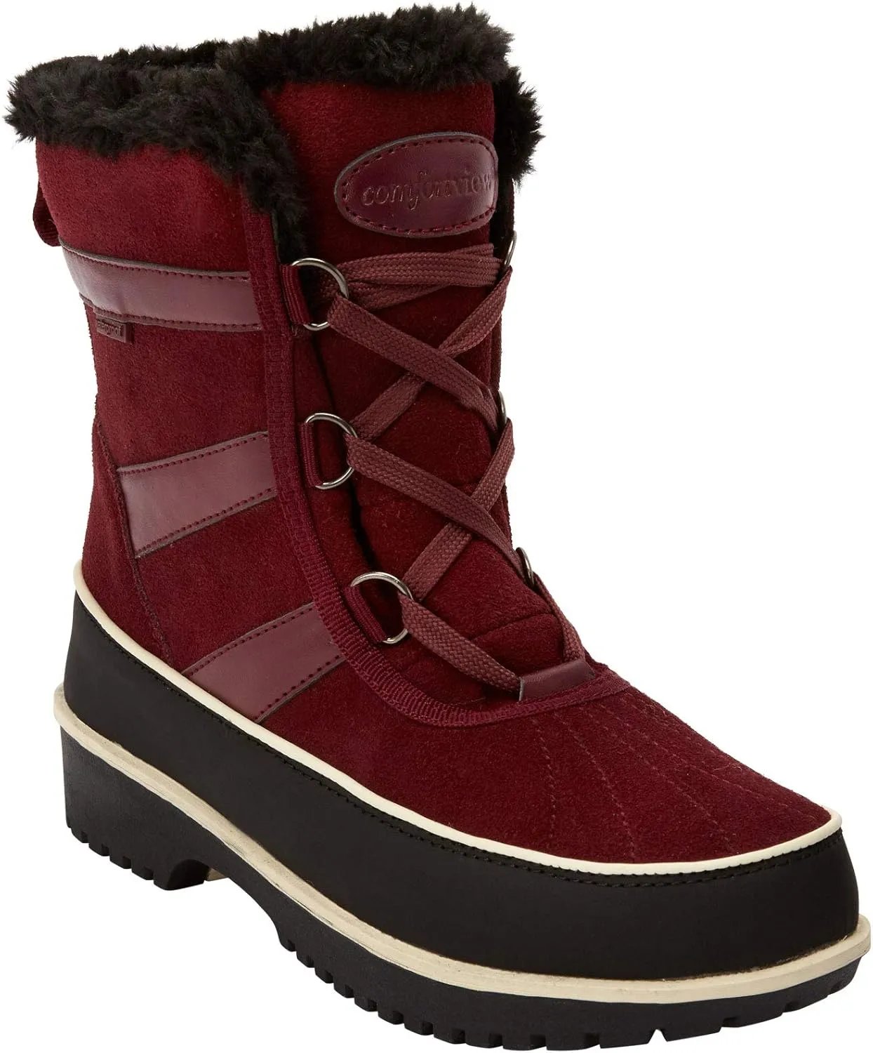 Comfortview Women's Wide Width The Brienne Waterproof Boot