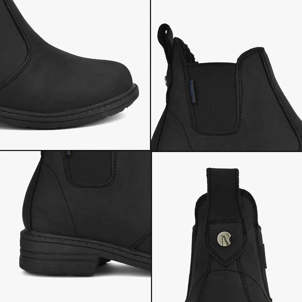 Comfy Moda Women's Waterproof Chelsea Winter Boots Legend II with Wool Lining