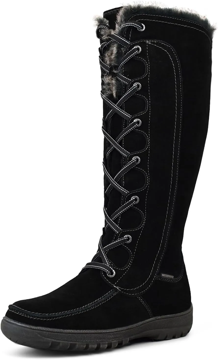 Comfy Moda Women's Waterproof Fur Lined Winter Boots Warsaw