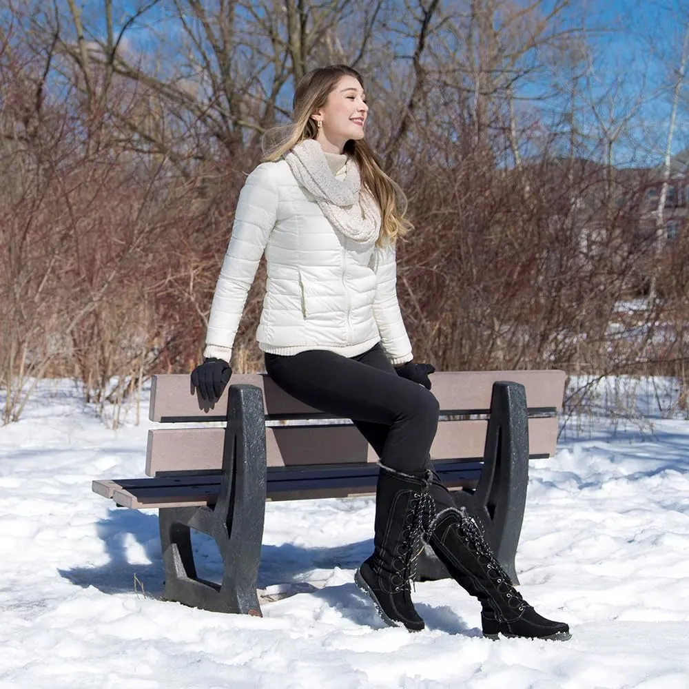 Comfy Moda Women's Waterproof Fur Lined Winter Boots Warsaw