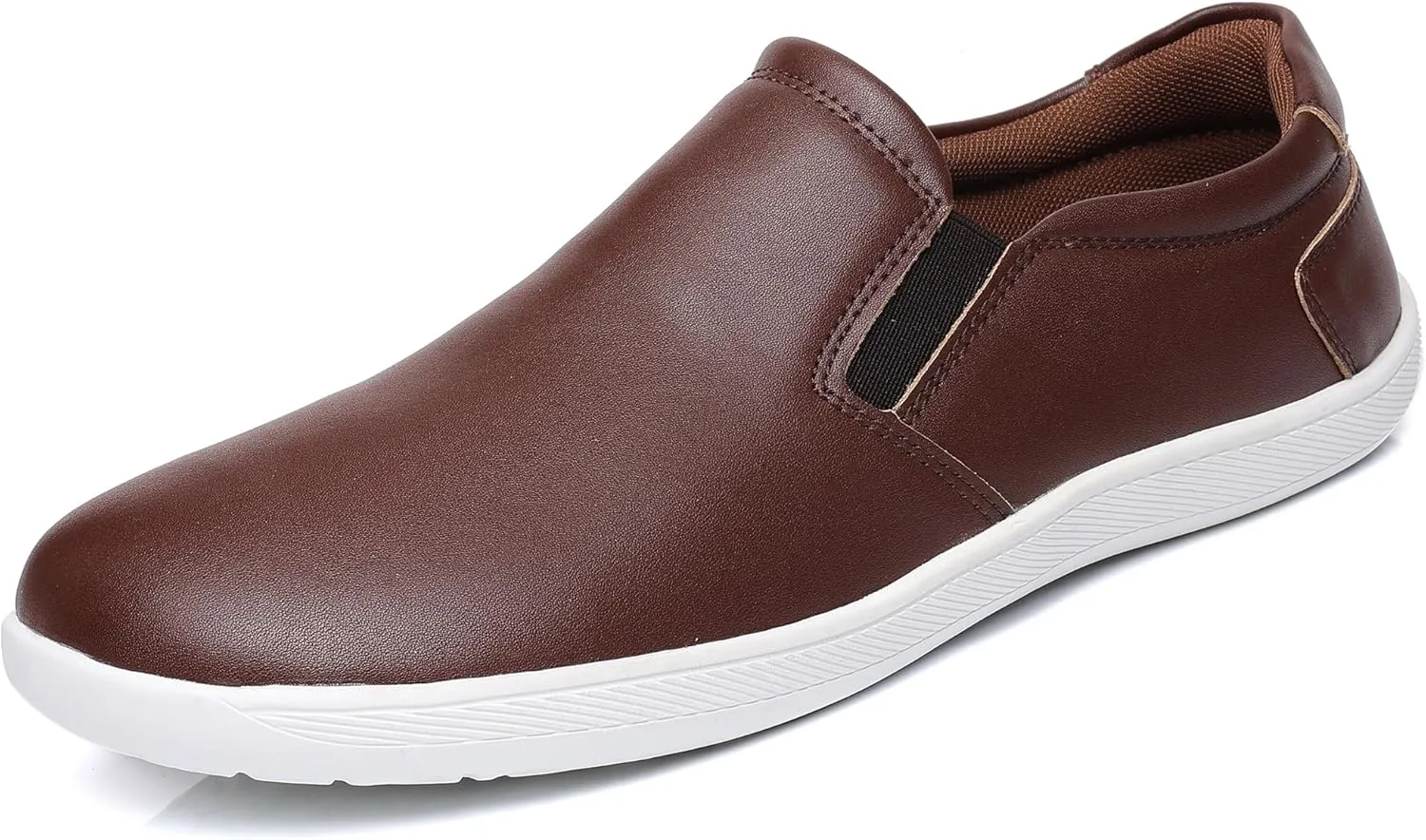 COSIDRAM Men's Casual Loafers Comfort Wide Toe Soft Daily Walking Sneakers Classic Slip On Shoes