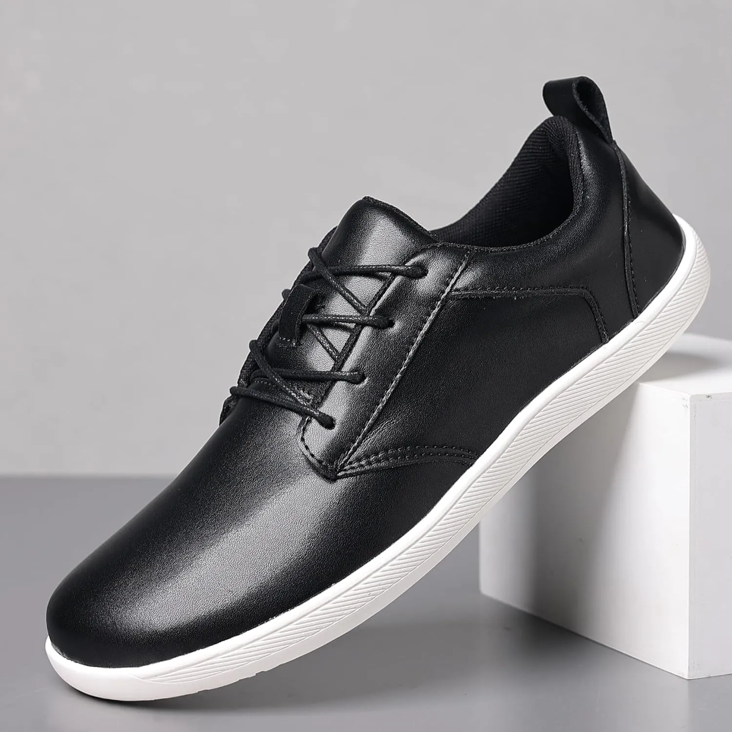 COSIDRAM Men's Casual Loafers Comfort Wide Toe Soft Daily Walking Sneakers Classic Slip On Shoes