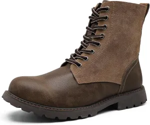 COSIDRAM Men's Casual Oxford Boots Classic Suede Chukka Boots Comfort Lace Up Business Dress Shoes