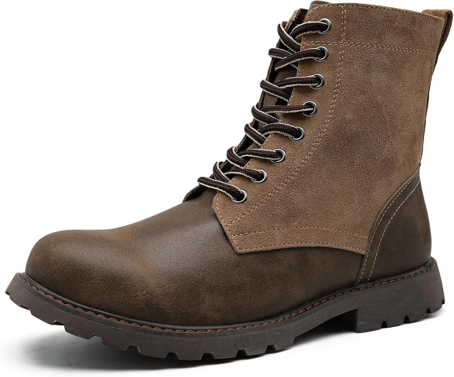 COSIDRAM Men's Casual Oxford Boots Classic Suede Chukka Boots Comfort Lace Up Business Dress Shoes