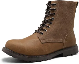COSIDRAM Men's Casual Oxford Boots Classic Suede Chukka Boots Comfort Lace Up Business Dress Shoes