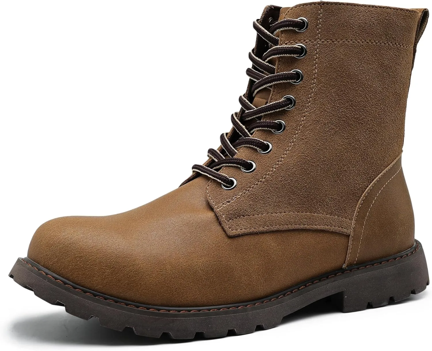 COSIDRAM Men's Casual Oxford Boots Classic Suede Chukka Boots Comfort Lace Up Business Dress Shoes