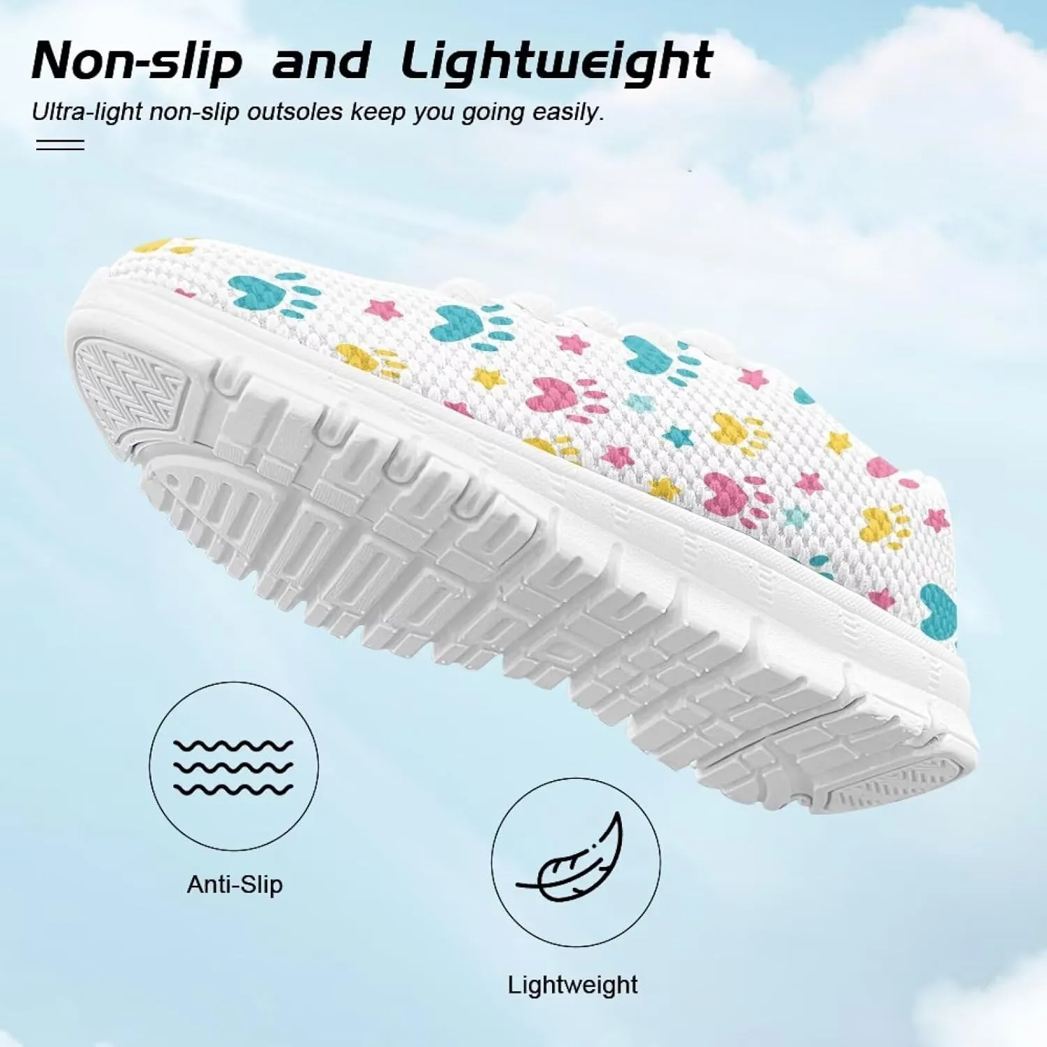 Cumagical Lightweight Breathable Kids Sports Shoes for Running & Outdoor Activities