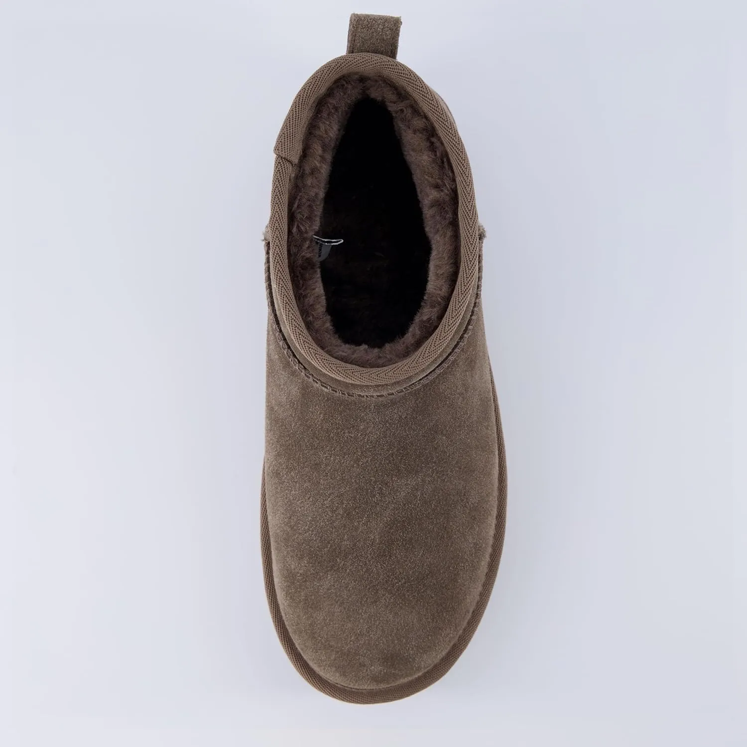 CUSHIONAIRE Hippy Women’s Platform Ankle Boots – Genuine Suede, Faux Fur Lining, Cozy Winter Slip-On Design, Comfortable Footwear with Wide Widths Available