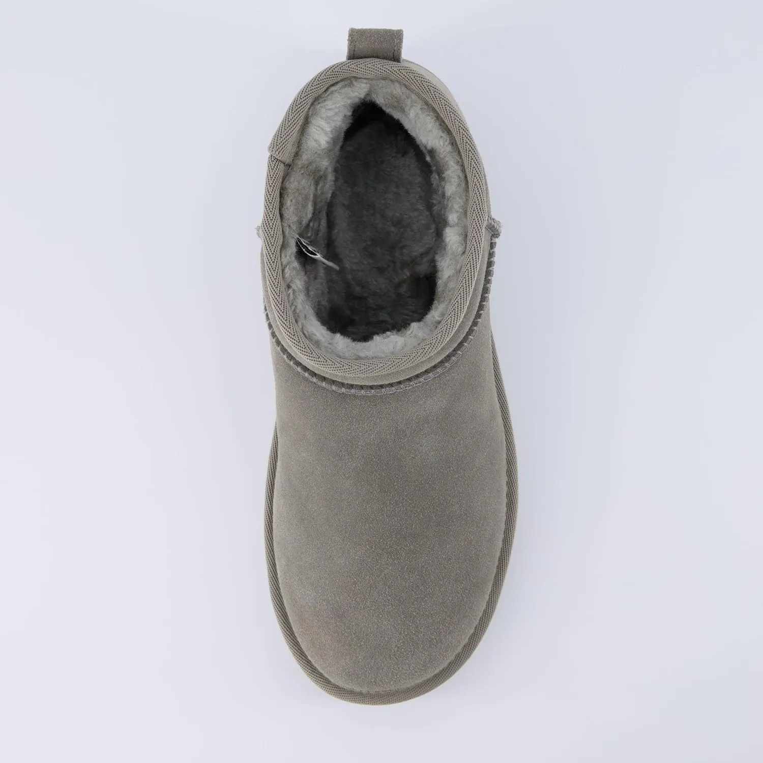 CUSHIONAIRE Women's Hip 2 Genuine Suede Ankle Snow Boots - Pull-On with Cozy Faux Shearling Lining,  Memory Foam