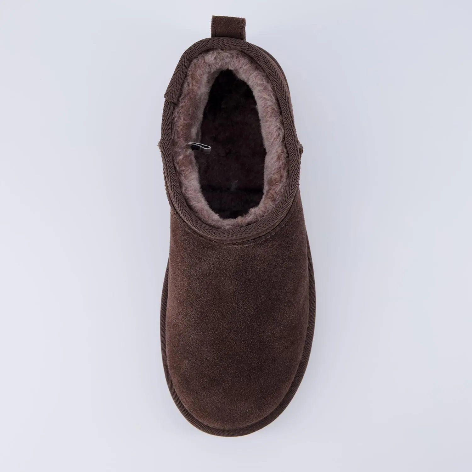 CUSHIONAIRE Women's Hip 2 Genuine Suede Ankle Snow Boots - Pull-On with Cozy Faux Shearling Lining,  Memory Foam