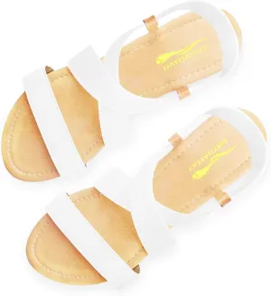 DAYDAYGO Women's Elastic Flat Sandals