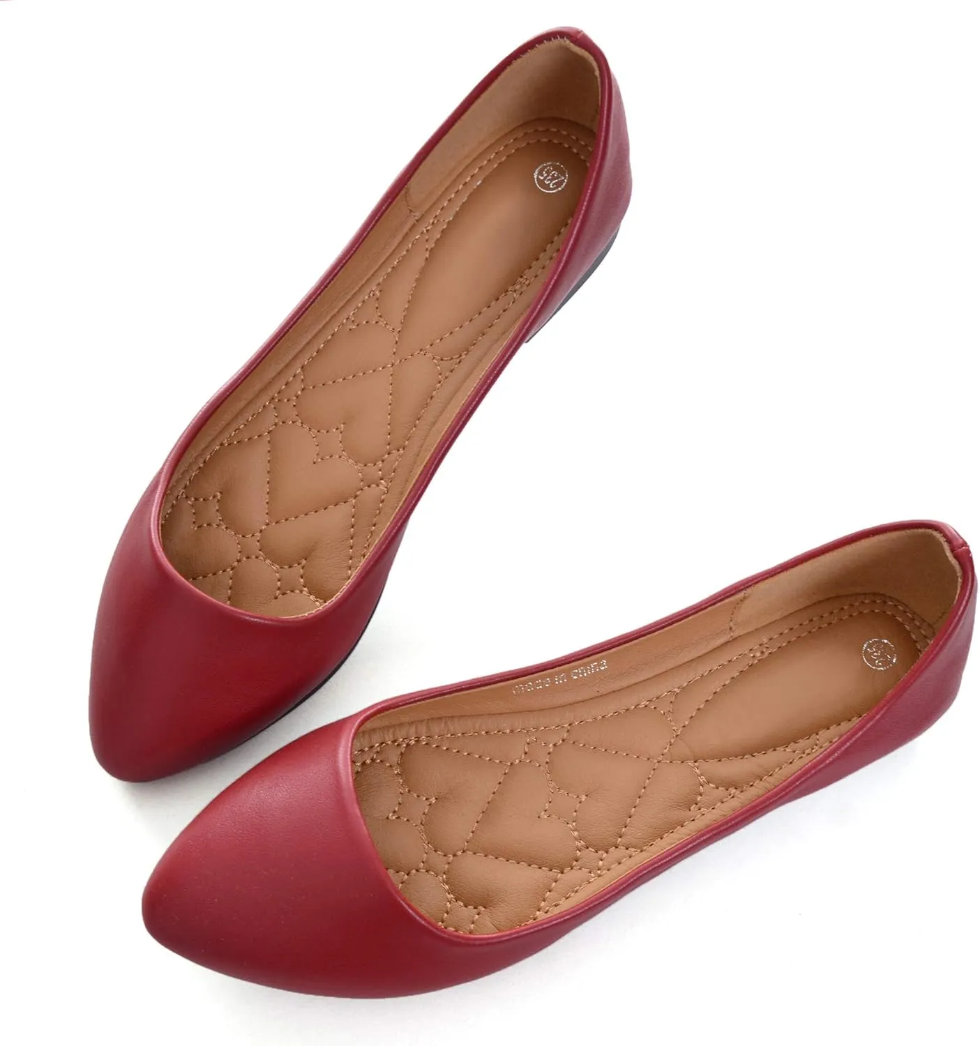 Dear Time Women Buckle Ballet Flat Shoes Square Toe Loafers Comfortable Wedding Shoes for Girls