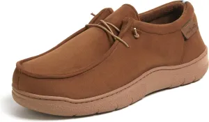 Dearfoams Men's Bennett Indoor/Outdoor Memory Foam Comfort Chukka Boot
