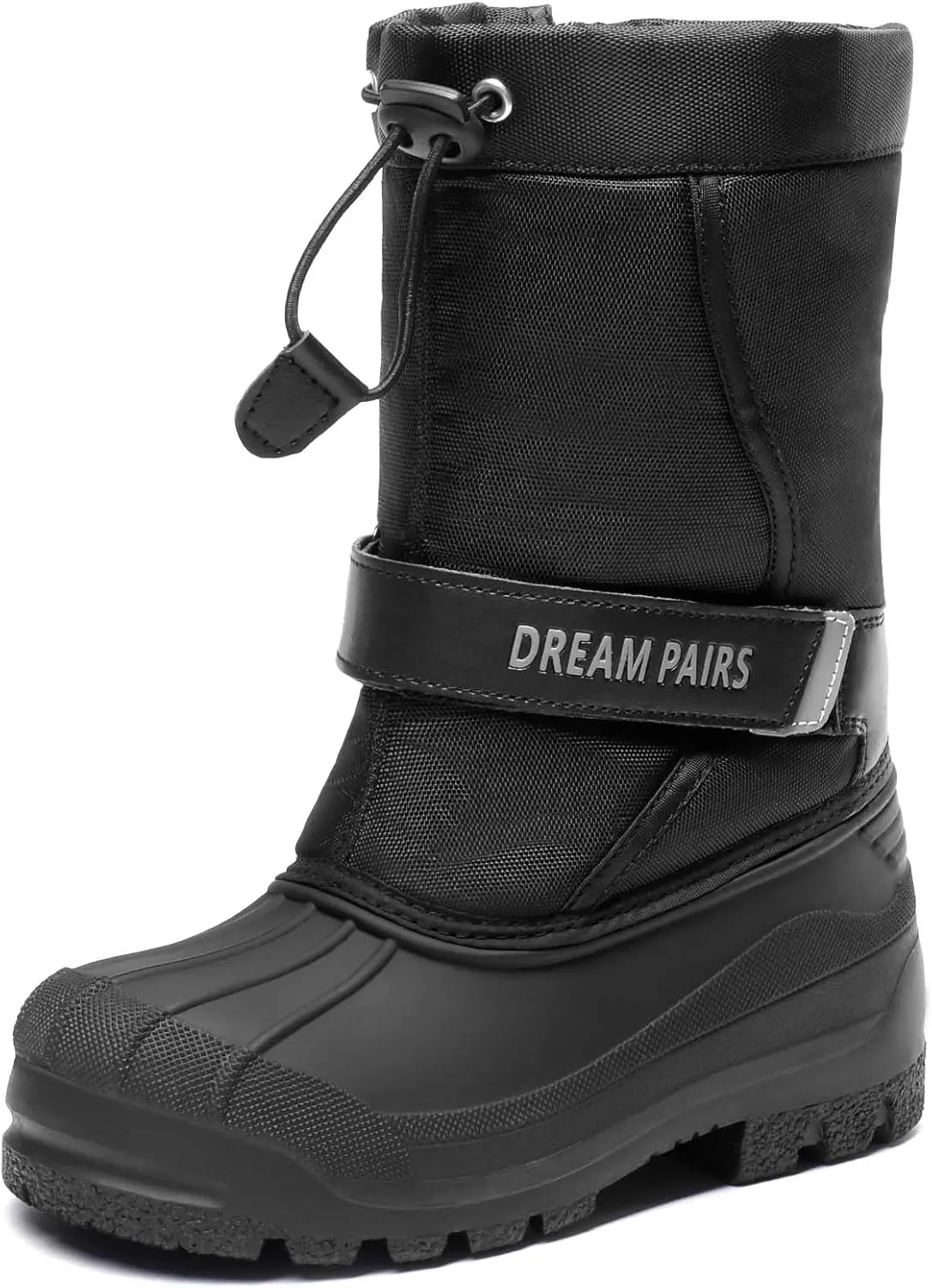 DREAM PAIRS Boys & Girls Mid Calf Water-Resistant Winter Snow Boots for Toddler/Little/Big Kid