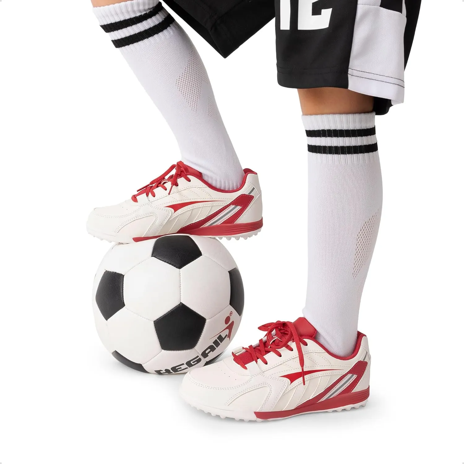 DREAM PAIRS Boys Girls Soccer Cleats Kids Youth Baseball Softball Cleats Outdoor Sneaker for Little/Big Kid/Toddler