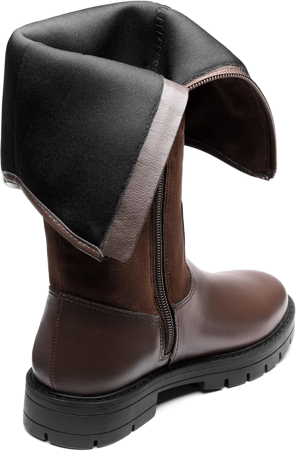 DREAM PAIRS Girls Knee High Buckle Fashion Riding Boots Little Kid/Big Kid