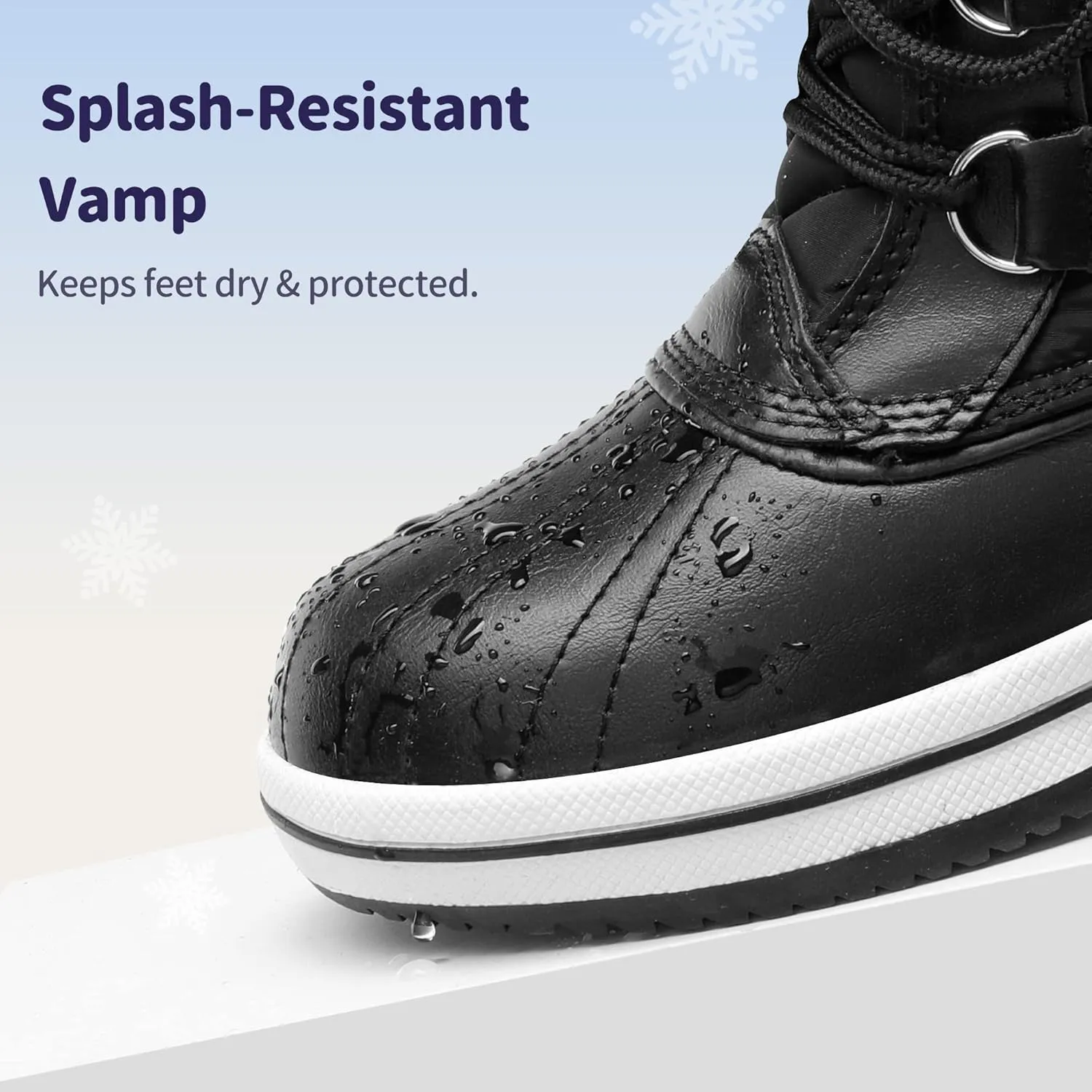 DREAM PAIRS Girls Mid-Calf Winter Snow Boots for Little Kids/Big Kids