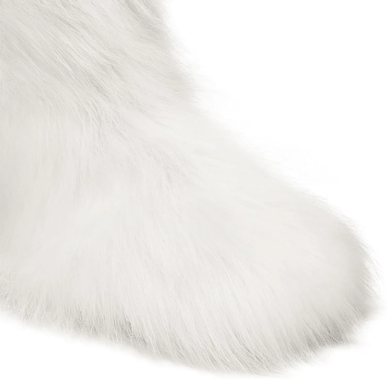 DREAM PAIRS Women's Faux Fur Boot Furry Snow Boot Mid Calf Boots Warm Flat Outsole Fur Lined Fashion Winter Boots FuzzyChic Fantasia