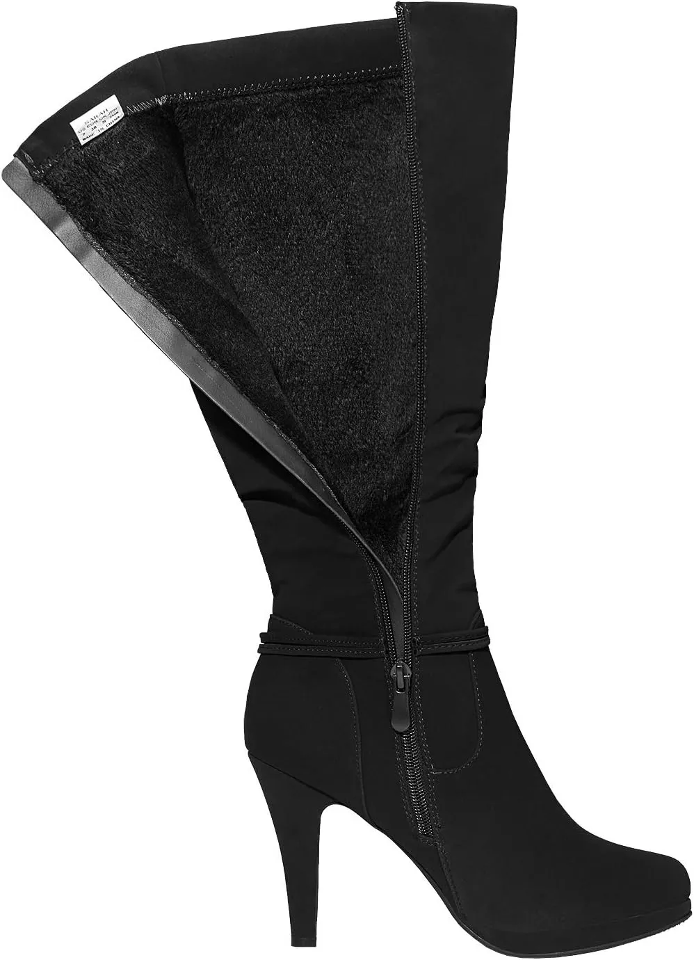 DREAM PAIRS Women's Knee High Platform Heel Boots