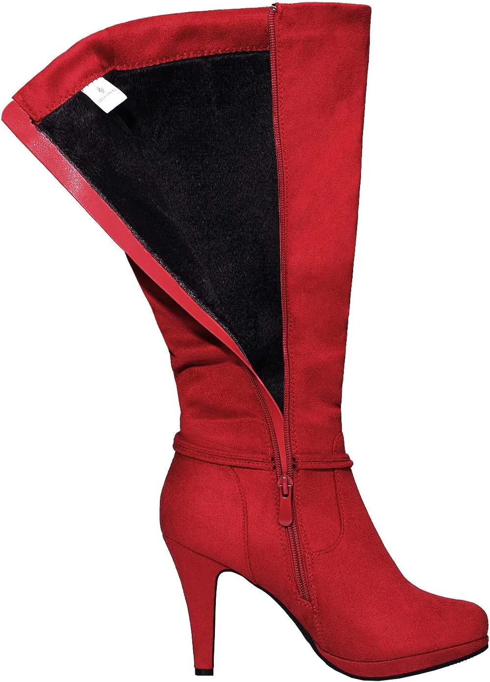 DREAM PAIRS Women's Knee High Platform Heel Boots