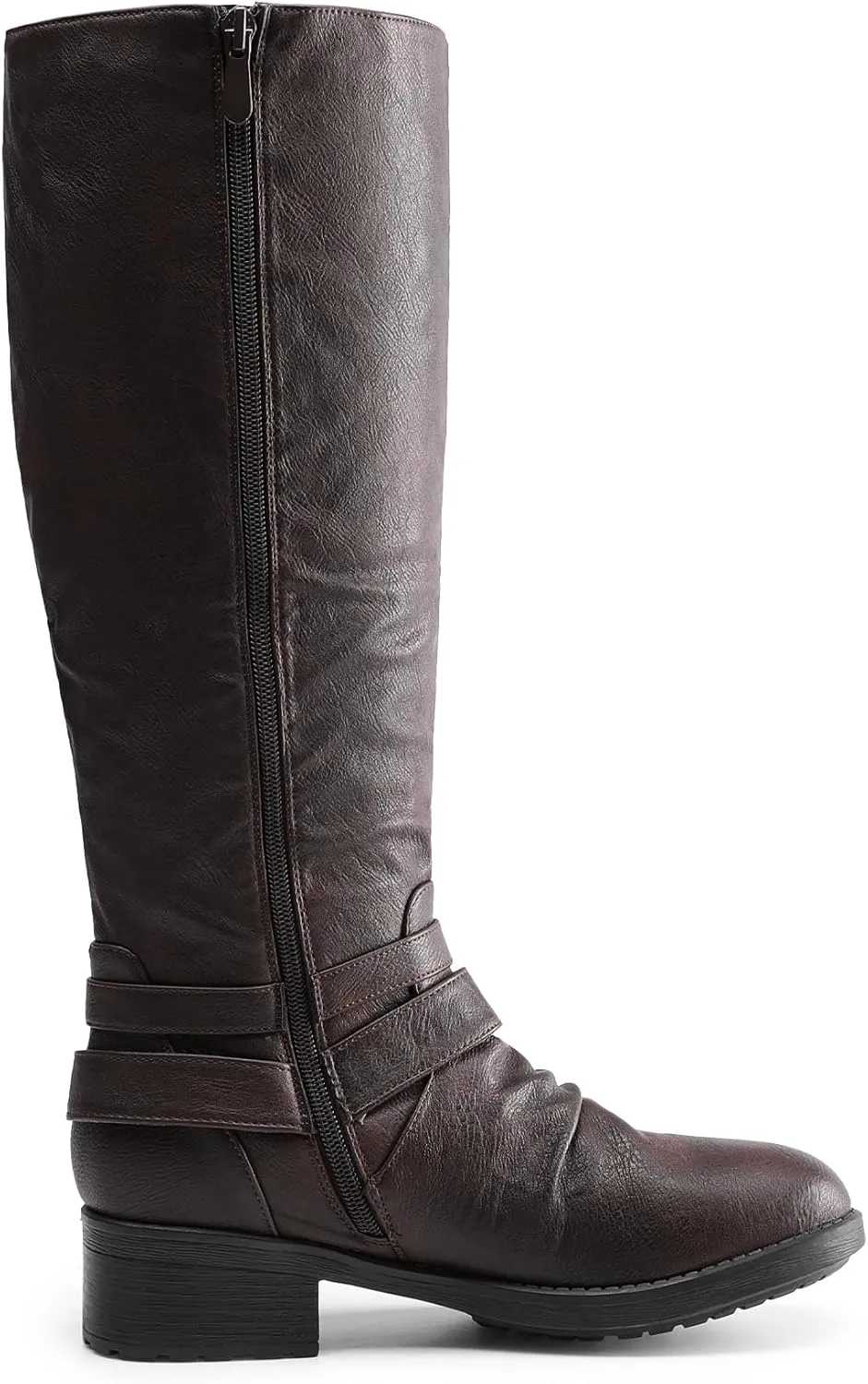 DREAM PAIRS Women's Knee High Riding Boots Wide Calf