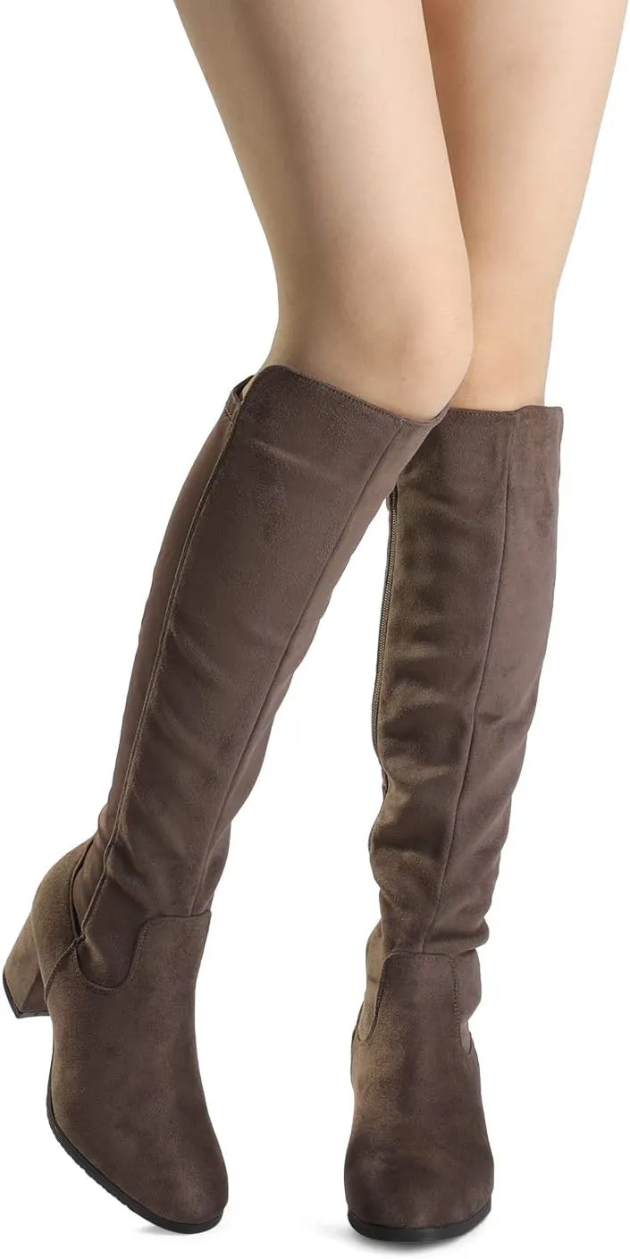 DREAM PAIRS Women's Knee High Stretchy Fashion Boots