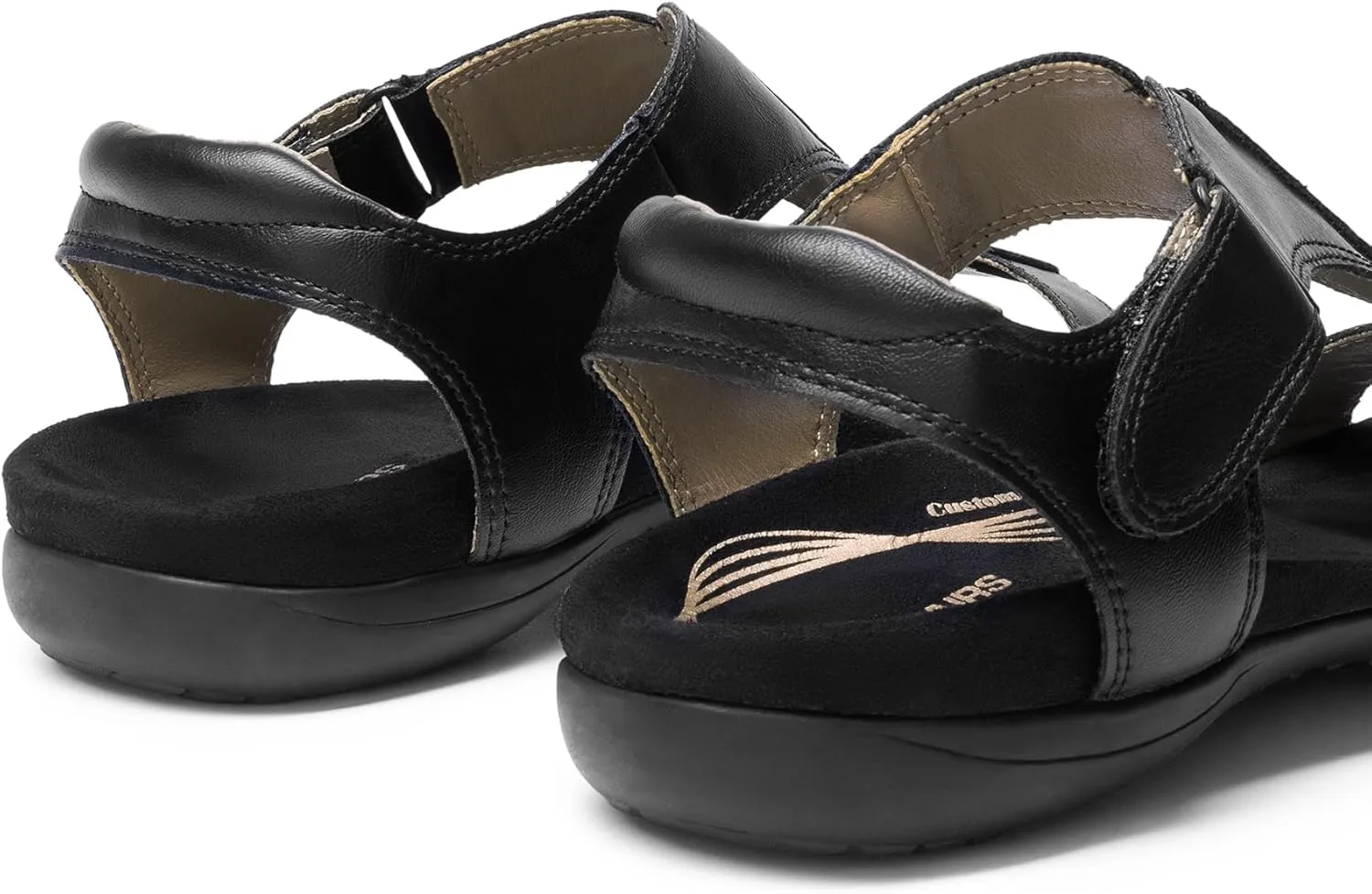 DREAM PAIRS Womens Sandals Arch Support T-Strap Orthopedic Flat Sandals Comfortable Summer Shoes
