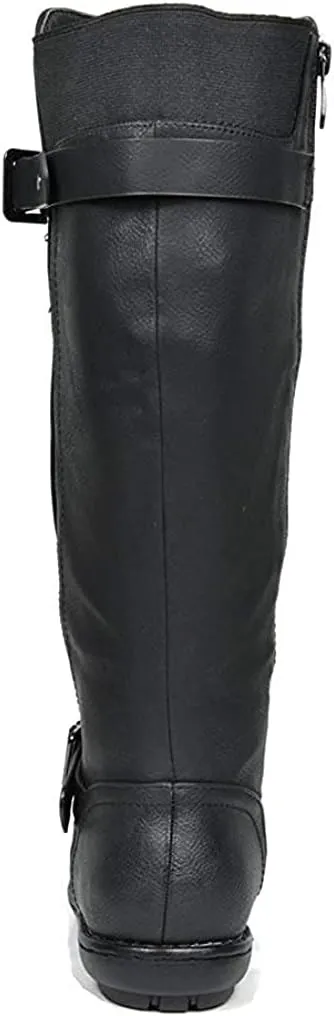 DREAM PAIRS Women's Wide Calf Knee High Boots, Fashion Faux Fur-Lined Winter Boots