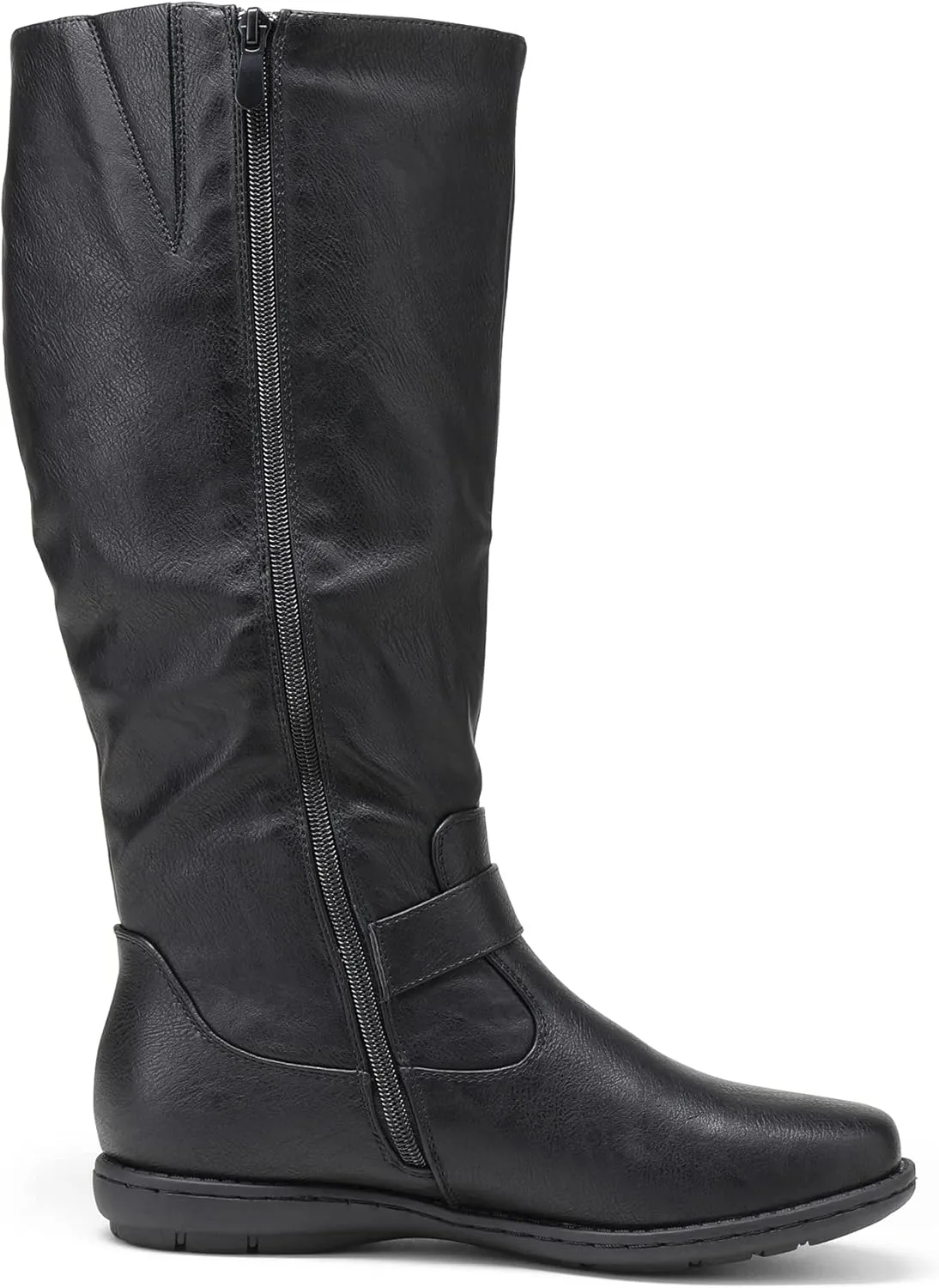 DREAM PAIRS Women's Wide Calf Knee High Boots, Fashion Faux Fur-Lined Winter Boots