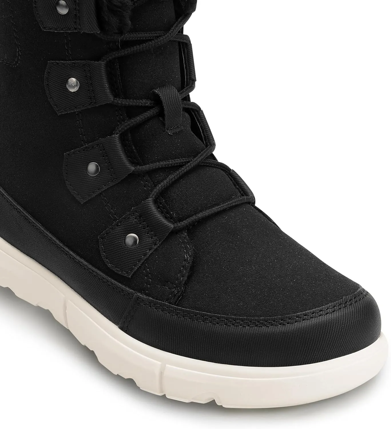 DREAM PAIRS Womens Winter Boots Cozy Faux Fur Anti-Slip Snow Boots Lace Up Comfort Stylish Ankle Booties for Cold Weather City Walk