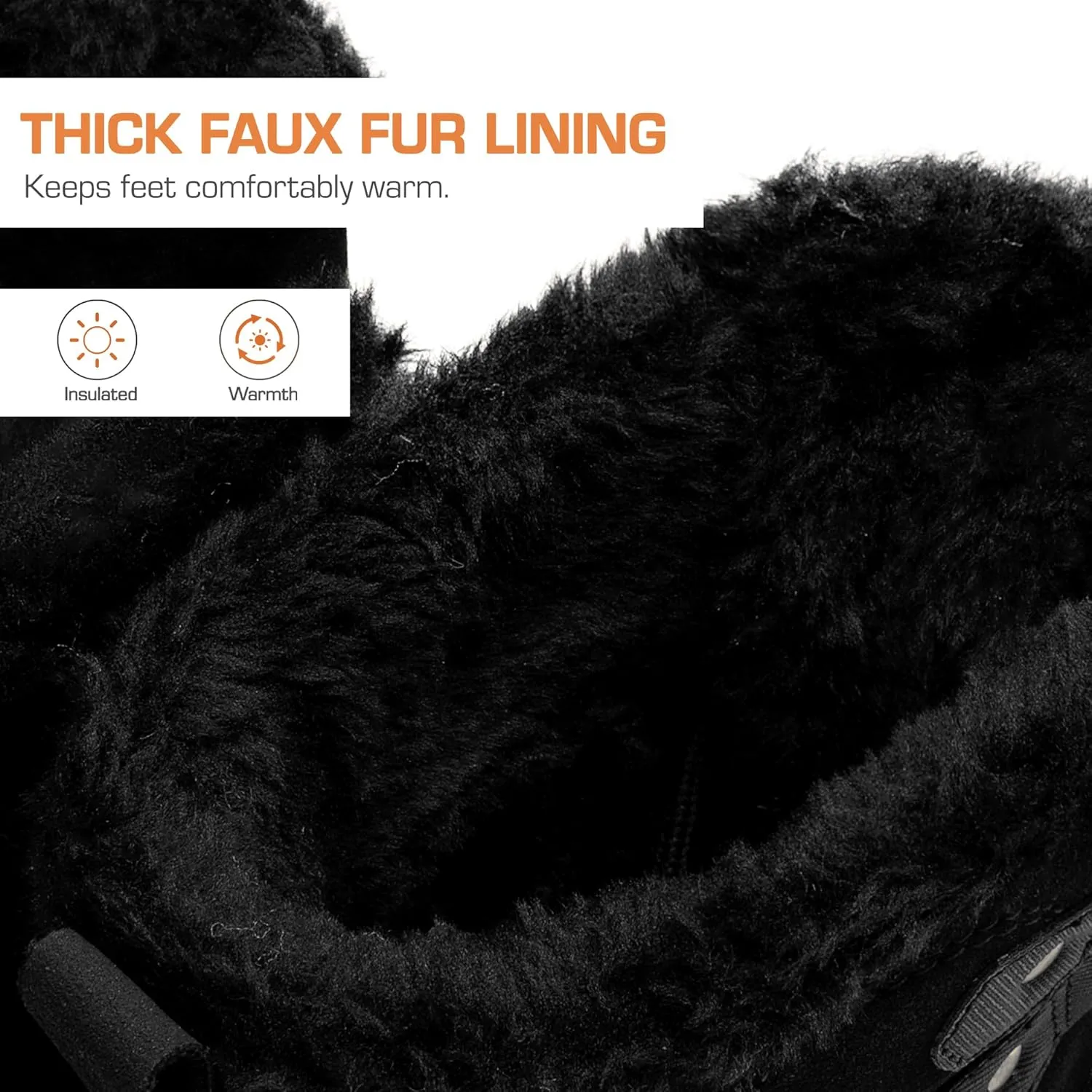 DREAM PAIRS Womens Winter Boots Cozy Faux Fur Anti-Slip Snow Boots Lace Up Comfort Stylish Ankle Booties for Cold Weather City Walk
