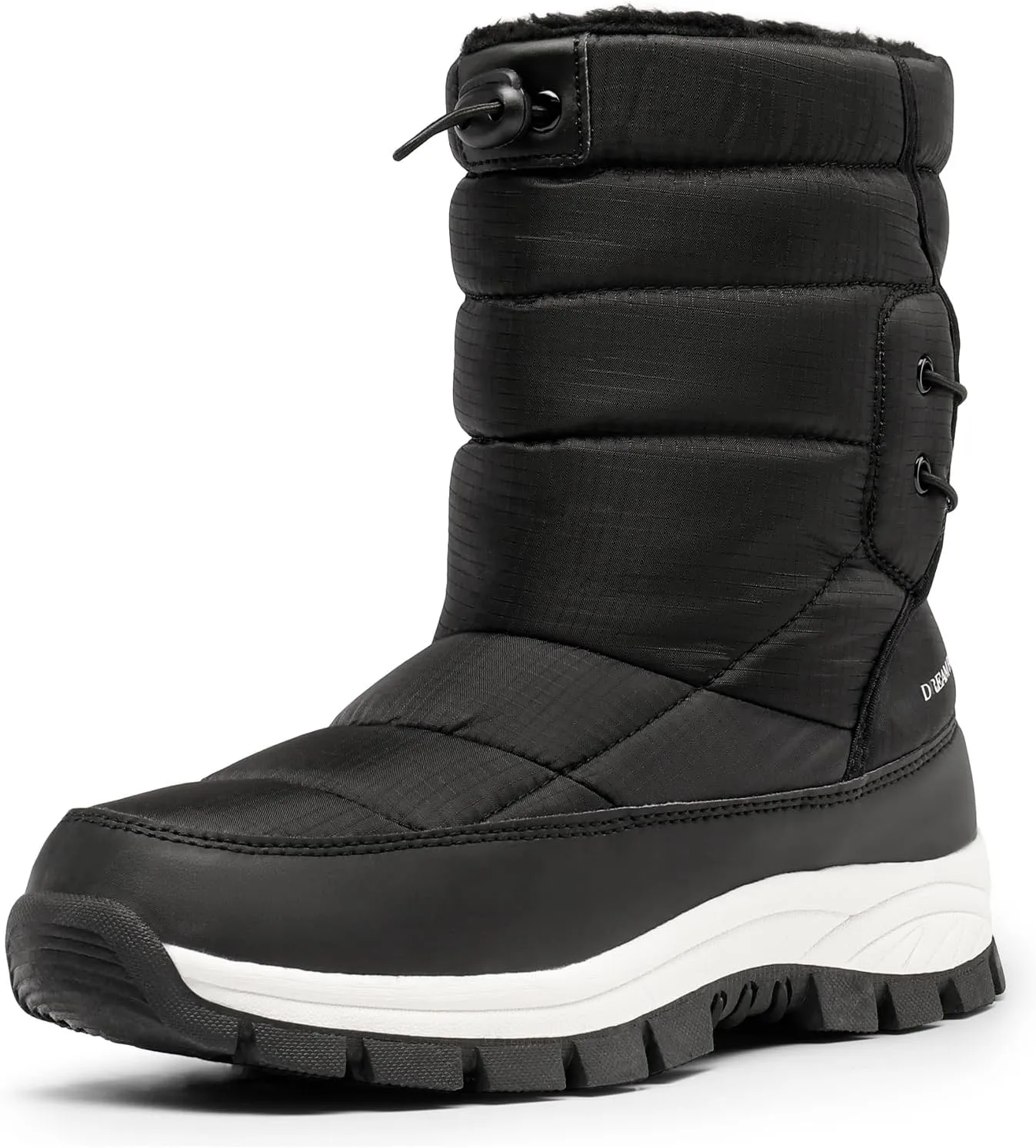 DREAM PAIRS Women's Winter Snow Boots Waterproof Lightweight Warm Fashion Janara Mid Calf Boot
