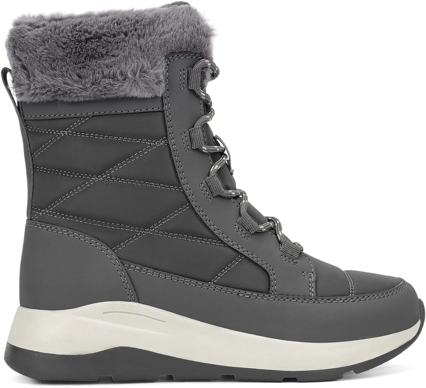 DREAM PAIRS Women's Winter Snow Boots Waterproof Lightweight Warm Faux Fur Lined Insulated Outdoor Ladies Mid-Calf Booties