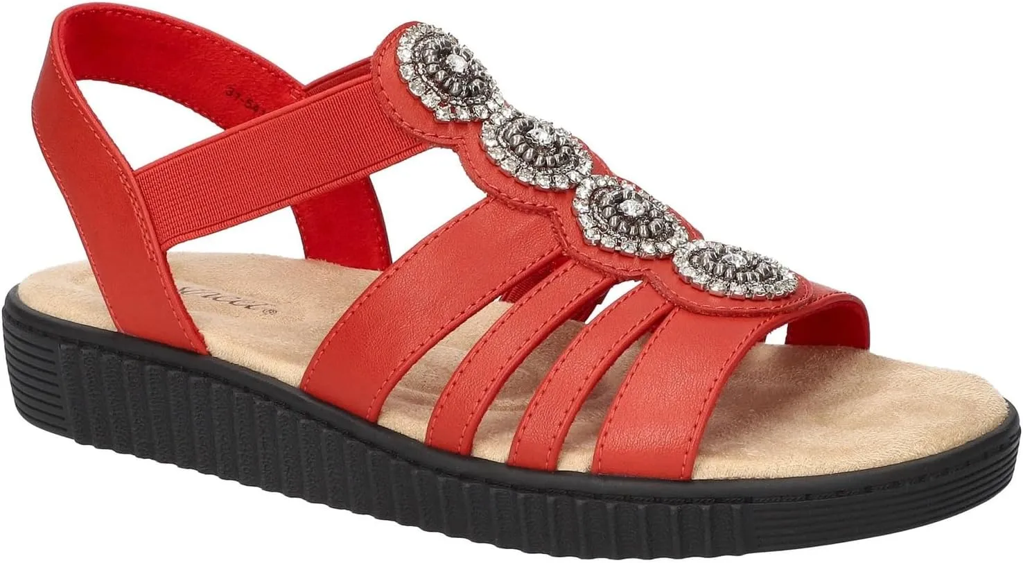 Easy Street Women's Samira Flat Sandal