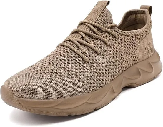 EGMPDA Men's Tennis Shoes Walking Lightweight Breathable Fashion Sneakers Non Slip Workout Gym Shoes for Running